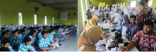 SIAGA KESEHATAN SISWA KELAS XI & XII IKUTI CKG