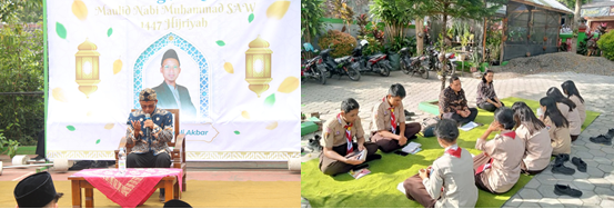 PANGGUNG RELIGI JUMAT WAGE PERKUAT KARAKTER SISWA