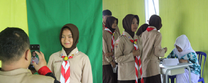 SISWA KELAS X FOTO KTA Pramuka